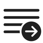 Text Change Next SVG Icon